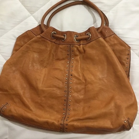 Michael Kors ASTOR Shoulder Tan Brown Leather - Picture 4 of 5